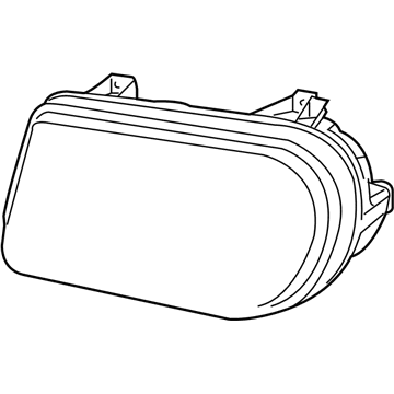 Mopar 4806338AB Passenger Side Headlight Assembly