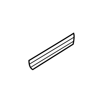 BMW 51-33-7-477-327 WINDOW CAVITY SEAL, FRONT LE