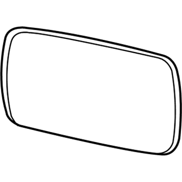 BMW 51-16-8-408-797 Mirror Glass, Heated, Plane, Left