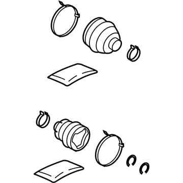 Lexus 04427-30090 Boot Kit, Front Drive Shaft