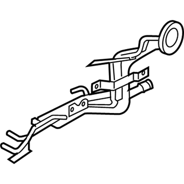 Nissan 17221-JA00A Tube Assy-Filler