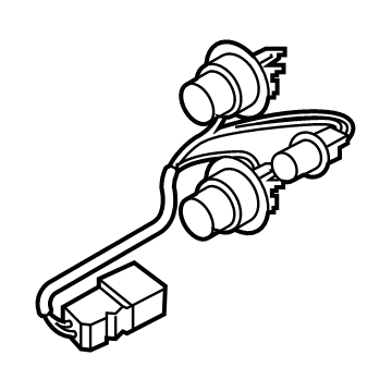 Hyundai 92491-J3010 Rear Combination Holder & Wiring, Exterior