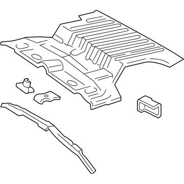 GM 12546343 Panel Asm, Floor Rear