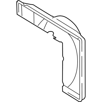 Toyota 16711-62030 Shroud Sub-Assy, Fan