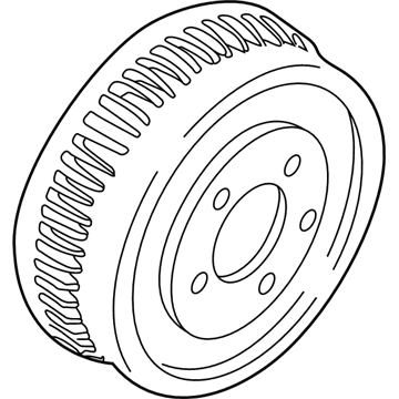 Ford YF1Z-1V126-BA Hub & Drum