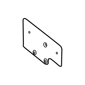 Nissan 24457-1HL0A Plate-Battery Stopper
