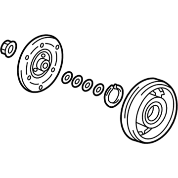 Honda 38900-RW0-A02 Set, Compressor Clutch