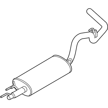 Ford JL3Z-5230-A Muffler