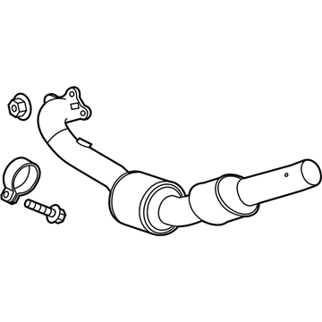 GM 22980285 3Way Catalytic Convertor Assembly (W/ Exhaust Front Pip