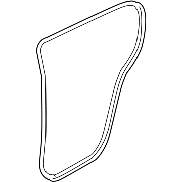 GM 13170853 Weatherstrip, Rear Side Door