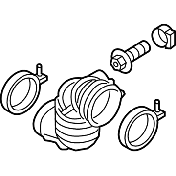 Hyundai 28140-3X520 Hose Assembly-Air Intake