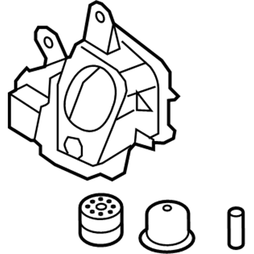 BMW 13-71-7-961-338 Outside-Air Tray Right