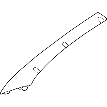 Mopar RC25TL2AG Molding-Windshield GARNISH