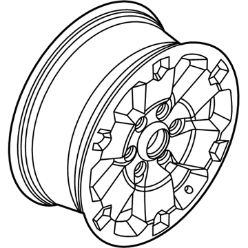 Ford KB3Z-1007-H Wheel, Alloy