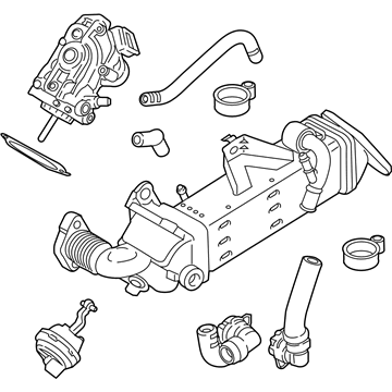 BMW 11-71-8-570-655 EXHAUST COOLER