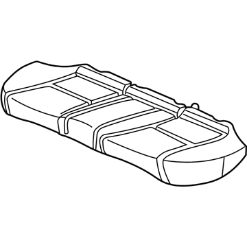 Honda 82137-SDC-A01 Pad, RR. Seat Cushion