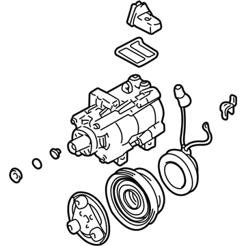 Hyundai 97701-25000 Compressor Assembly