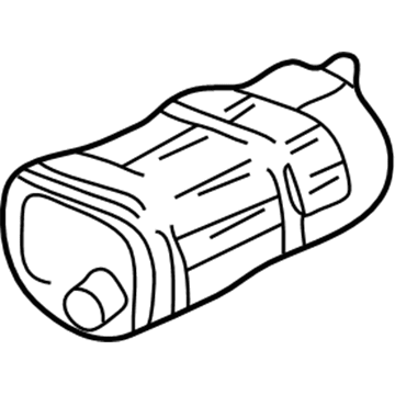 GM 10398387 Exhaust Muffler (W/Exhaust Pipe & Tail Pipe)