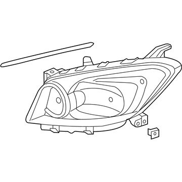 Toyota 81130-42470 Headlamp Assembly