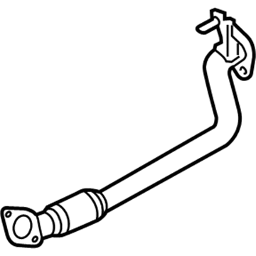 Kia 286103T500 Front Pipe Assembly, Left