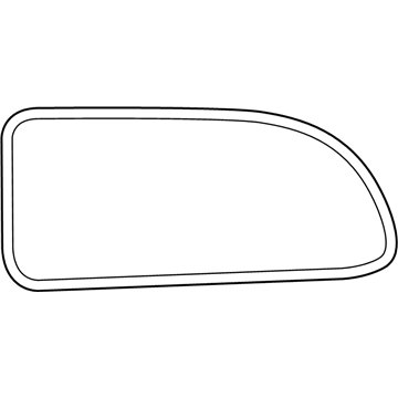 Mopar 4894635AC WEATHERSTRIP-Rear Aperture Panel Glass