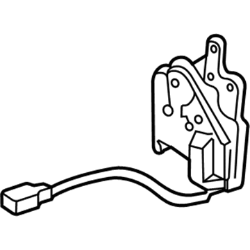 Honda 72155-S04-A02 Actuator Assembly, Left Front Door Lock