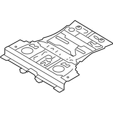 BMW 41-11-7-174-378 Floor Panel, Rear