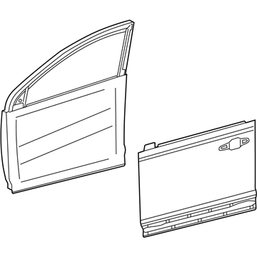 Toyota 67001-0R090 Panel Sub-Assembly, Fr D