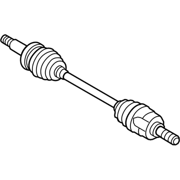 Kia 496012Y010SJ Shaft Assembly-Drive Rr