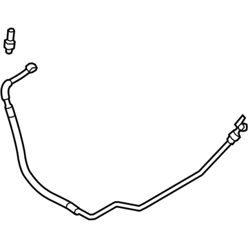 Nissan 49720-JF11B Hose & Tube Assembly-Pressure, Power Steering