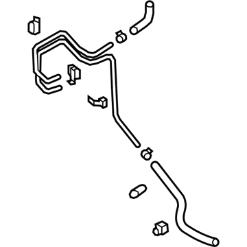 Nissan 49721-JF00A Hose & Tube Assy-Power Steering