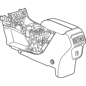 GM 84323777 Center Console