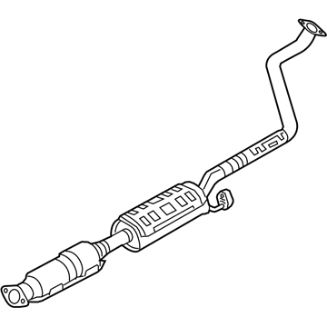 Hyundai 28600-A5300 Center Muffler Complete