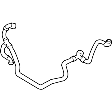 BMW 17-12-7-537-109 Radiator Coolant Pipe Hose Compatible