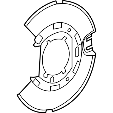 Mopar 5170481AA Plate-Parking Brake