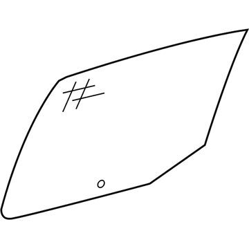 Mopar 5074574AB Glass-Rear Door