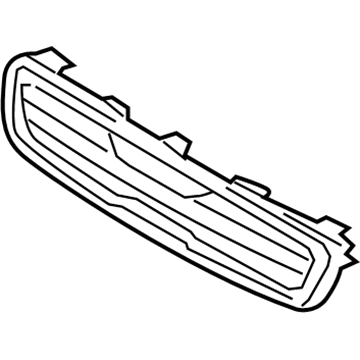 Kia 863502K500 Radiator Grille Assembly