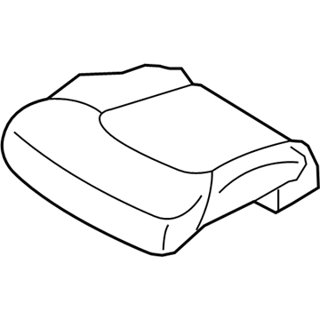 Infiniti 87370-1LK6J Trim Assembly - Front Seat Cushion