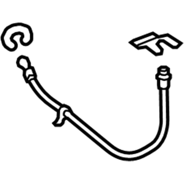 Acura 01468-TZ3-A00 Set, Rear Brake Hose