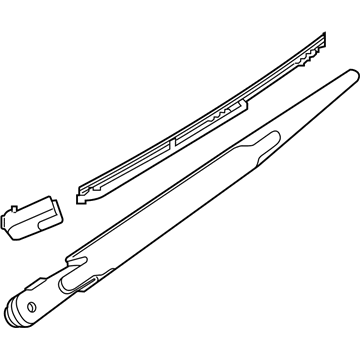 Nissan 28780-5RL0A Rear Window Wiper Arm Assembly