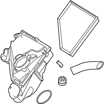 BMW 13-71-7-811-905 Intake Silencer