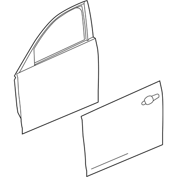 GM 23412562 Door Shell