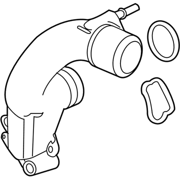 GM 12622596 Water Outlet