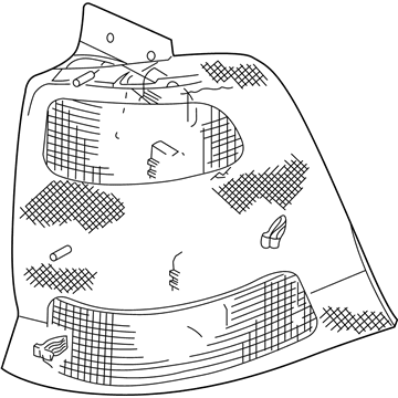 Ford 6F2Z-13405-BA Tail Lamp Assembly