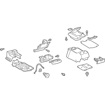 Toyota 58810-AE020-E0 Console Assembly