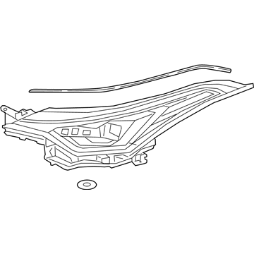 Toyota 81185-10B00 Composite Headlamp