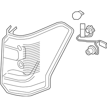 Ford JL1Z-13404-H Tail Lamp Assembly