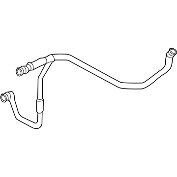 BMW 17-12-2-284-691 Coolant Radiator Line