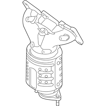 Kia 285103C580 Exhaust Manifold Catalytic Assembly, Right