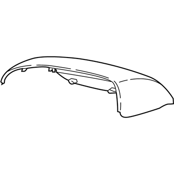 Hyundai 87616-G3010 Rear View Mirror Scalp, Left, Exterior